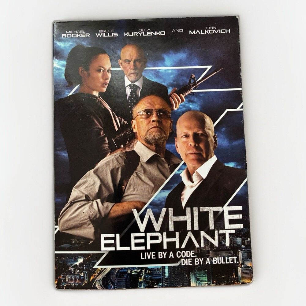 White Elephant DVD 2022 Bruce Willis Michael Rooker Malkovich w Slipcover